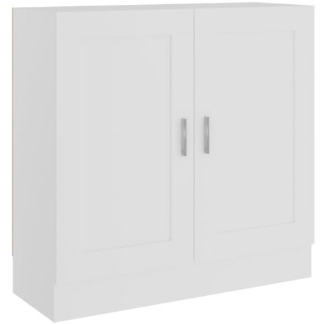 vidaXL Libreria Bianca 82,5x30,5x80 cm in Legno Multistrato