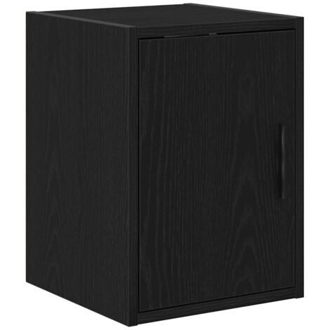 vidaXL Pensile per Garage Nero in Legno Multistrato