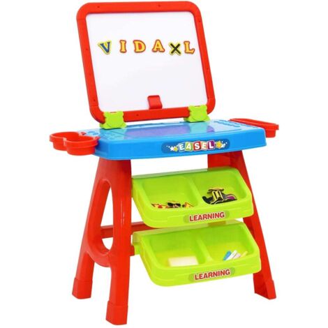 vidaXL Set da Gioco 3-1 per Bambini con Cavalletto e Scrivania (1/7)