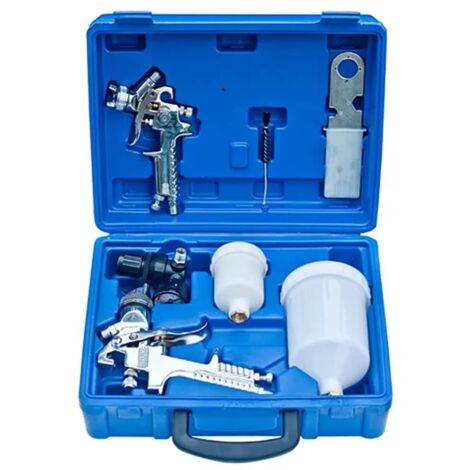 vidaXL Set Spruzzatori di Vernice 2 pz HVLP