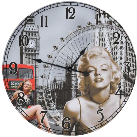 vidaXL Orologio da Parete Vintage 60 cm