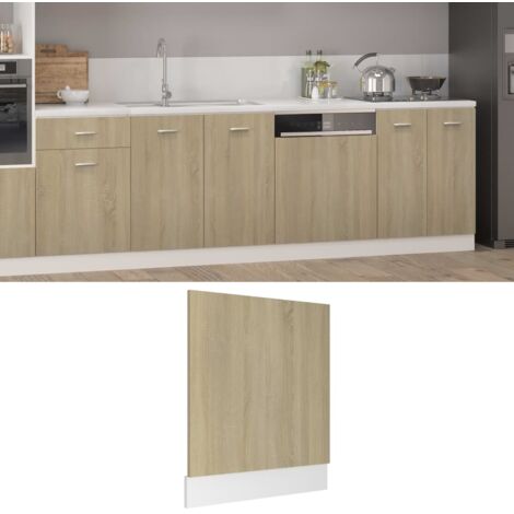 vidaXL Pannello Lavastoviglie “Lyon” Rovere Sonoma 59,5x3x67 cm