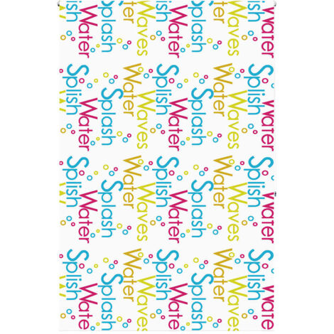 vidaXL Tenda a Rullo Doccia 160x240 cm Larghezza Tessuto 156 cm