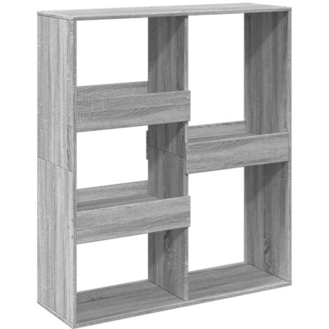 vidaXL Divisorio Grigio Sonoma 100x33x115 cm in Truciolato