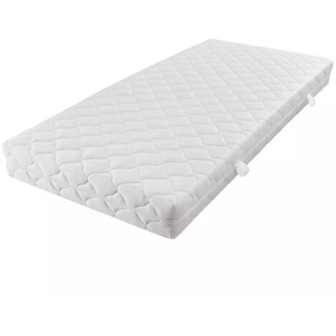 vidaXL Materasso con Fodera Lavabile 200 x 180 x 17 cm H3 (1/4)
