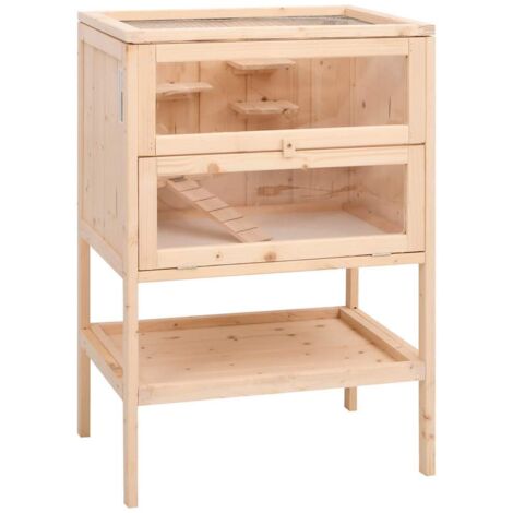 Furniture Limited - Gabbia per criceti 55x40x80 cm in legno