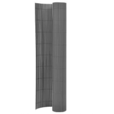 vidaXL Recinzione da Giardino a Doppio Lato 110x500 cm Grigia
