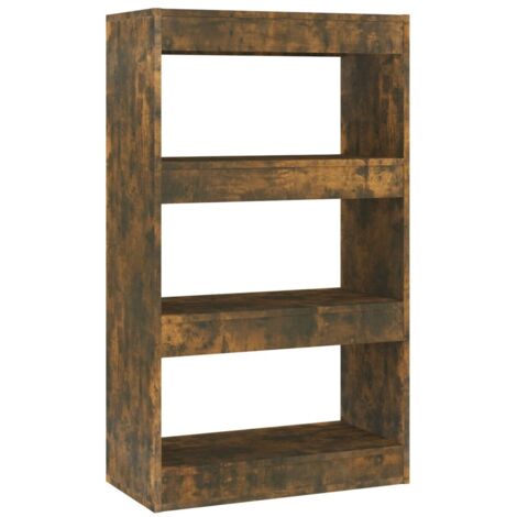 vidaXL Libreria/Divisorio Rovere Fumo 60x30x103 cm in Truciolato