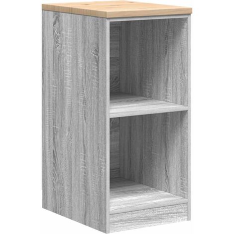 vidaXL Armadietto per Garage Grigio Sonoma 40x51x85 cm