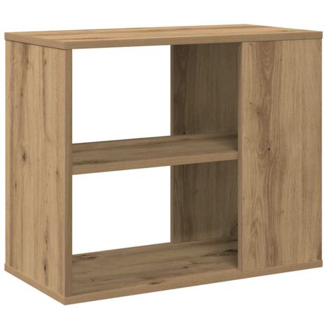 vidaXL Mobiletto Laterale Rovere Artigianale 60x30x50 cm Multistrato