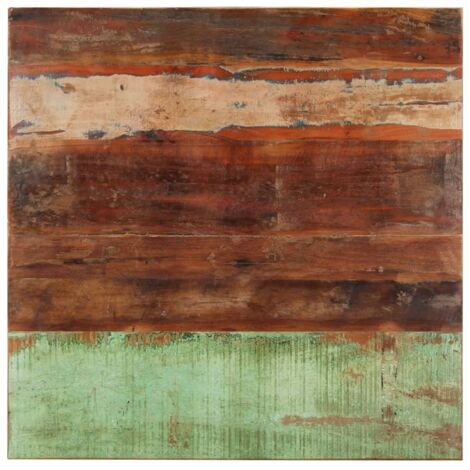 vidaXL Piano Tavolo Quadrato 80x80 cm 15-16 mm in Legno di Recupero