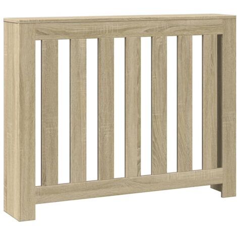 vidaXL Copertura Termosifone Rovere Sonoma 104x20x82 Legno Multistrato