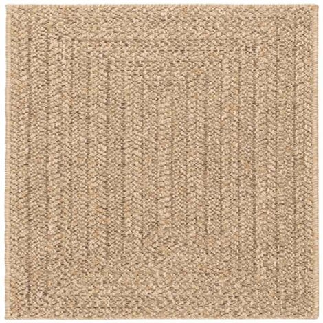 vidaXL Tappeto ZIZUR 120x120 cm Aspetto Iuta per Interni ed Esterni