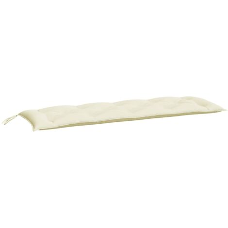 vidaXL Cuscino per Panca Crema 150x50x7 cm in Tessuto Oxford