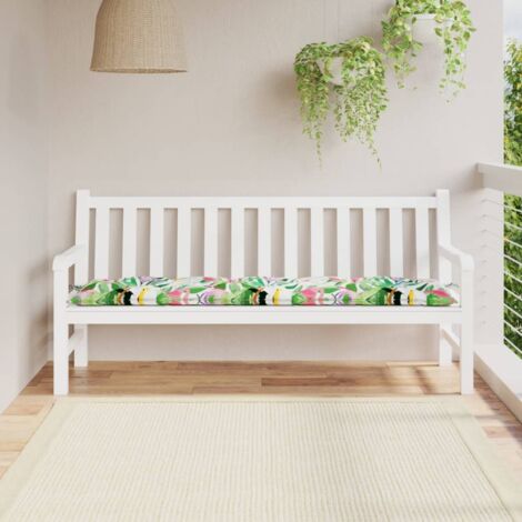 vidaXL Cuscino per Panca Multicolore 180x50x7 cm Tessuto Oxford