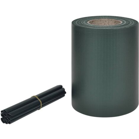 Recinzione Frangivento da Giardino PVC 70x0,19 m Verde vidaXL