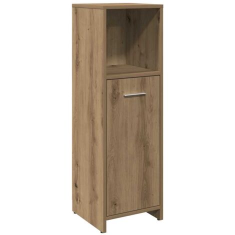 vidaXL Armadietto Bagno Artigianale 30x30x95 cm in Legno Multistrato