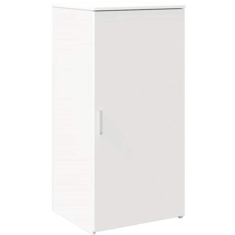 vidaXL Mobile Portaoggetti Bianco 50x45x103,5 cm in Legno Multistrato