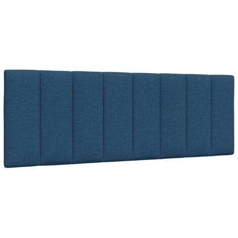 Cuscino Testiera Hanko Blu 140 cm in Tessuto vidaXL