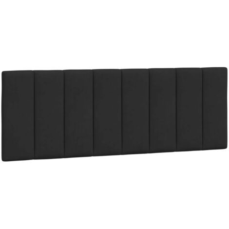 vidaXL Cuscino Testiera Hanko Nero 120 cm in Velluto