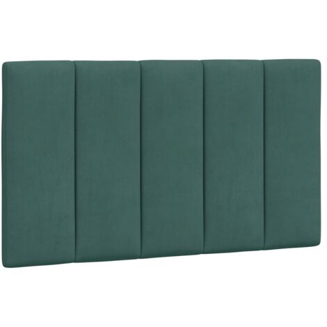 vidaXL Cuscino Testiera Hanko Verde Scuro 80 cm in Velluto