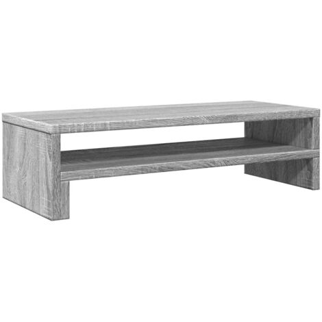 vidaXL Supporto per Monitor Grigio Sonoma 54x22x15 cm in Truciolato