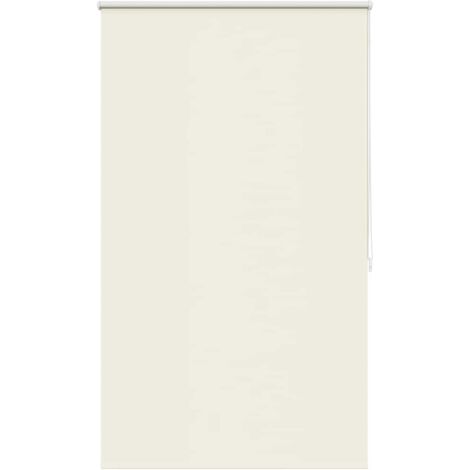 vidaXL Tenda a Rullo Oscurante 80 x 175 cm Bianco Avorio