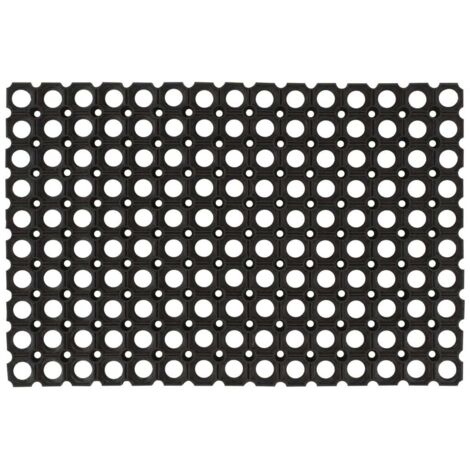 Zerbino Rettangolare 60x80 cm in Gomma vidaXL