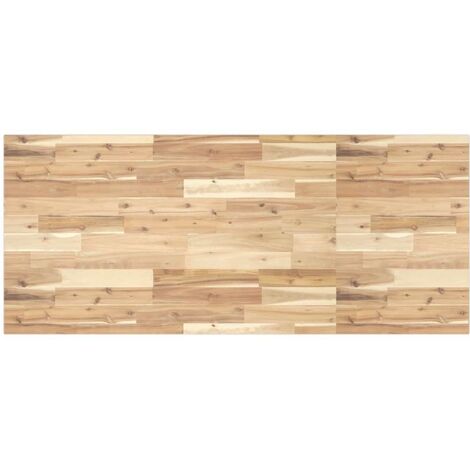 vidaXL Piano Tavolo Rettangolare 140x60x2cm Legno Massello di Acacia