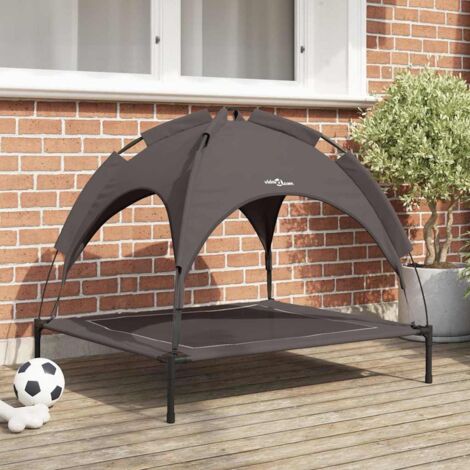 vidaXL Letto per Cani Marrone l Acciaio