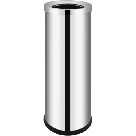vidaXL Pattumiera da Albergo 32 L in Acciaio Inox