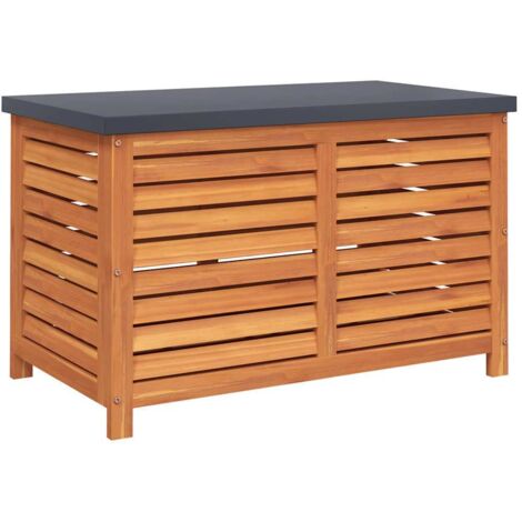 vidaXL Contenitore da Giardino 60x50x55 cm Legno Massello di Eucalipto