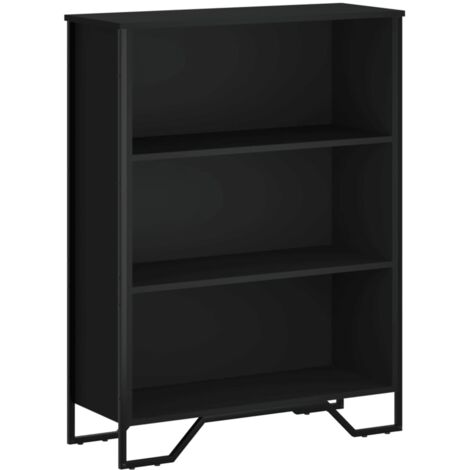vidaXL Libreria Nera 80x31x106 cm in Legno Multistrato (1/5)