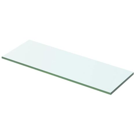 vidaXL Mensola in Vetro Trasparente 50x12 cm
