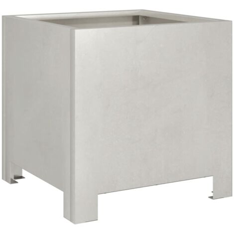 vidaXL Fioriera da Giardino 30x30x30 cm in Acciaio Inossidabile