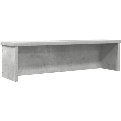 vidaXL Scaffale da Cucina Impilabile Grigio Cemento 60x15x16 cm