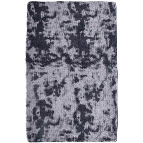 vidaXL Tappeto Shaggy a Pelo Lungo NAVARRA Grigio Scuro 130x200 cm
