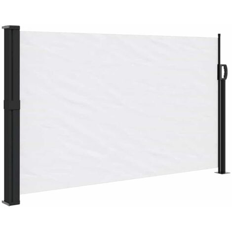 vidaXL Tenda da Sole Laterale Retrattile Bianco 120x600 cm (1/5)