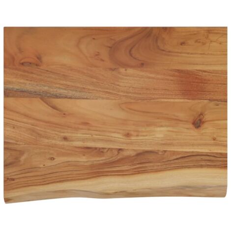 vidaXL Mensola a Muro 40x30x3,8cm Rettangolare Legno Acacia Bordi Vivi