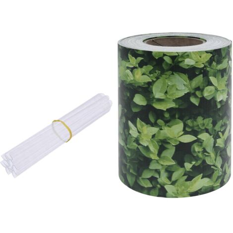 vidaXL Recinzione Frangivento da Giardino PVC 70x0,19 m Verde