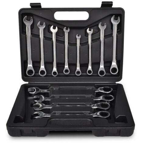 vidaXL Set 12 pz Chiavi a Cricchetto
