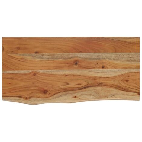 vidaXL Mensola a Muro 40x30x3,8cm Rettangolare Legno Acacia Bordi Vivi