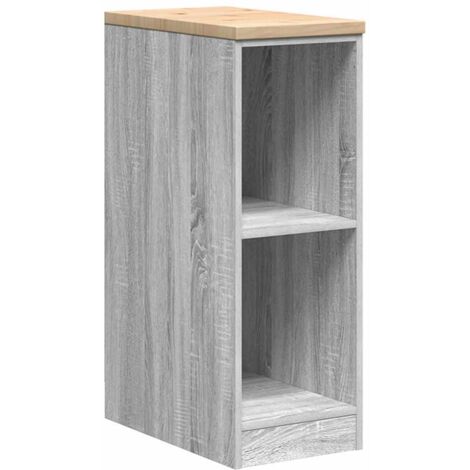 vidaXL Armadietto da Garage Grigio Sonoma 30x51x85 cm