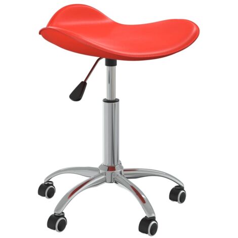 vidaXL Sgabello da Salone Spa Rosso in Similpelle