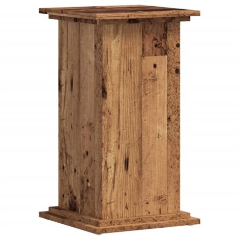 vidaXL Supporto per Piante Legno Vecchio 33x33x60 cm Legno Multistrato (1/5)