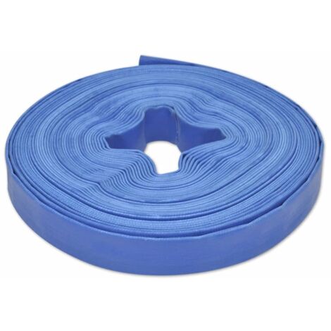 vidaXL Tubo Piatto d'Acqua 25 m 1 Pollice in PVC