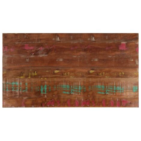 vidaXL Piano Tavolo 100x60x1,5 cm Rettangolare in Massello di Recupero