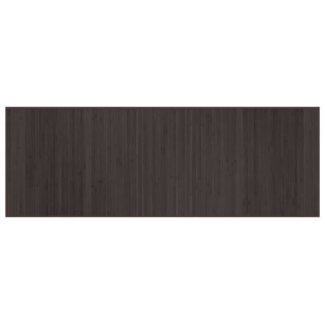 vidaXL Tappeto Rettangolare Marrone Scuro 70x200 cm in Bambù