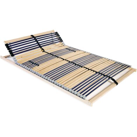 vidaXL Rete a Doghe 7 Zone senza Materasso con 42 Doghe 140x200 cm