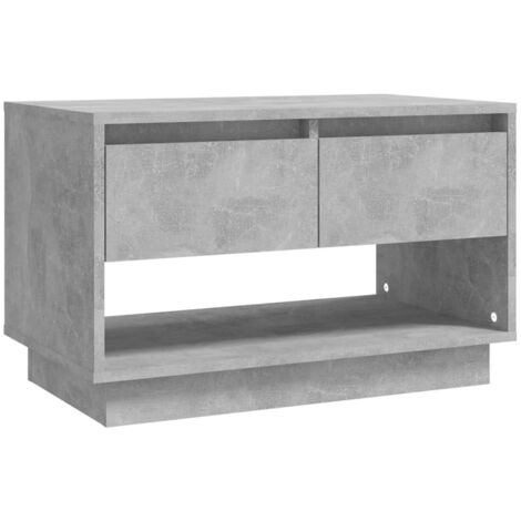 vidaXL Mobile TV Grigio Cemento 70x41x44 cm in Truciolato